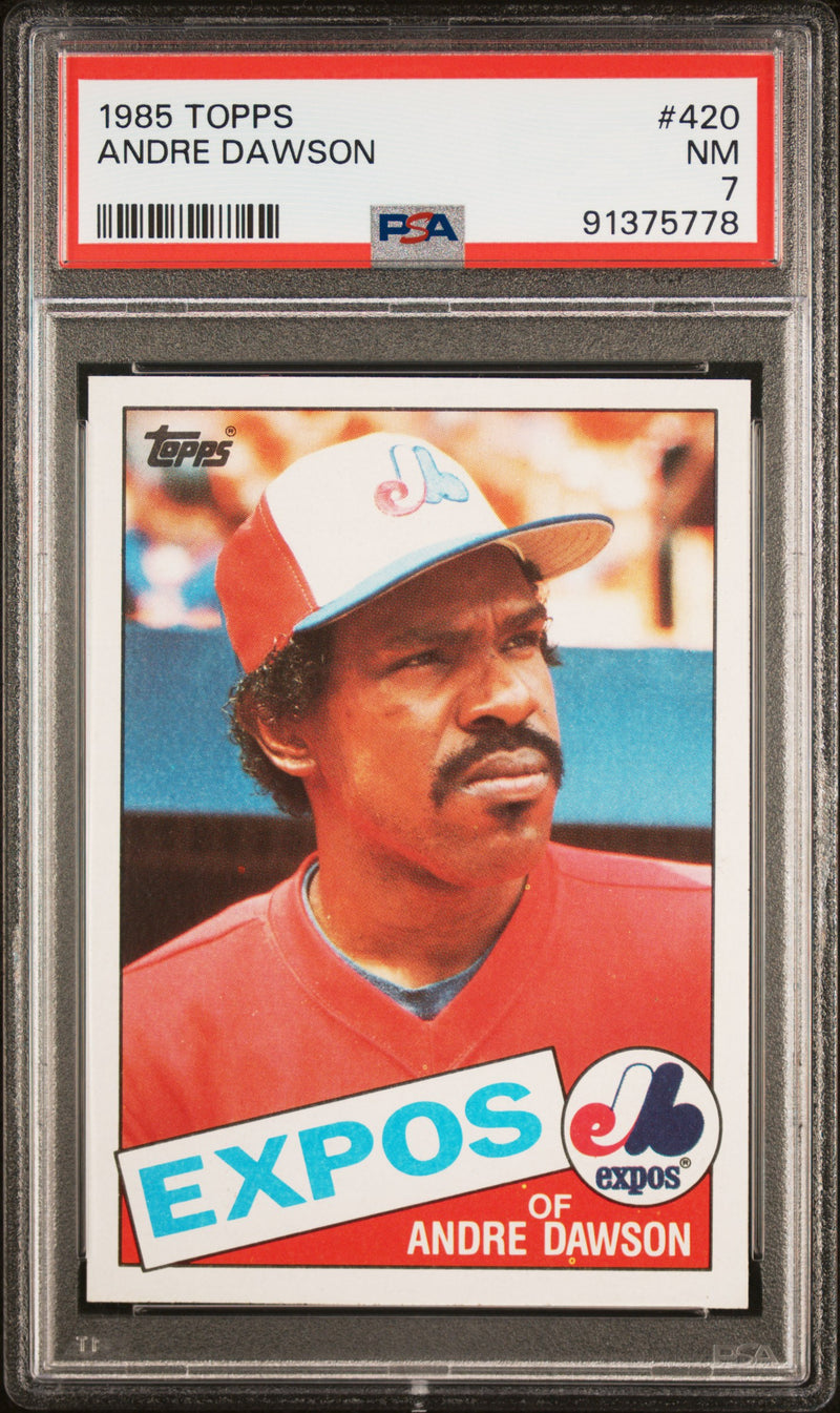 1985 Topps Andre Dawson #420 PSA 7