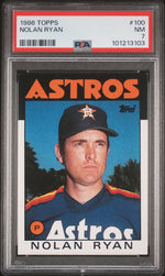 1986 Topps Nolan Ryan #100 PSA 7