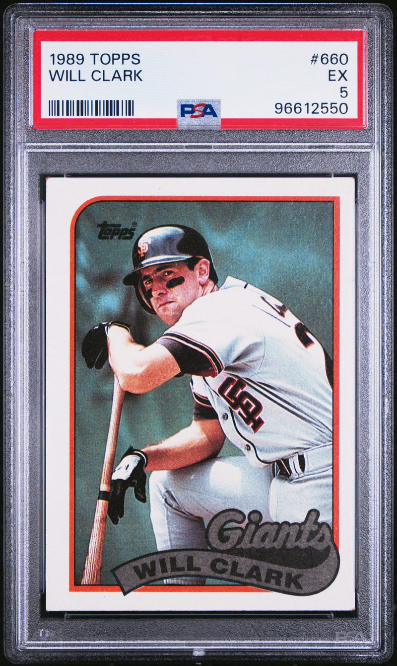 1989 Topps Will Clark #660 PSA 5