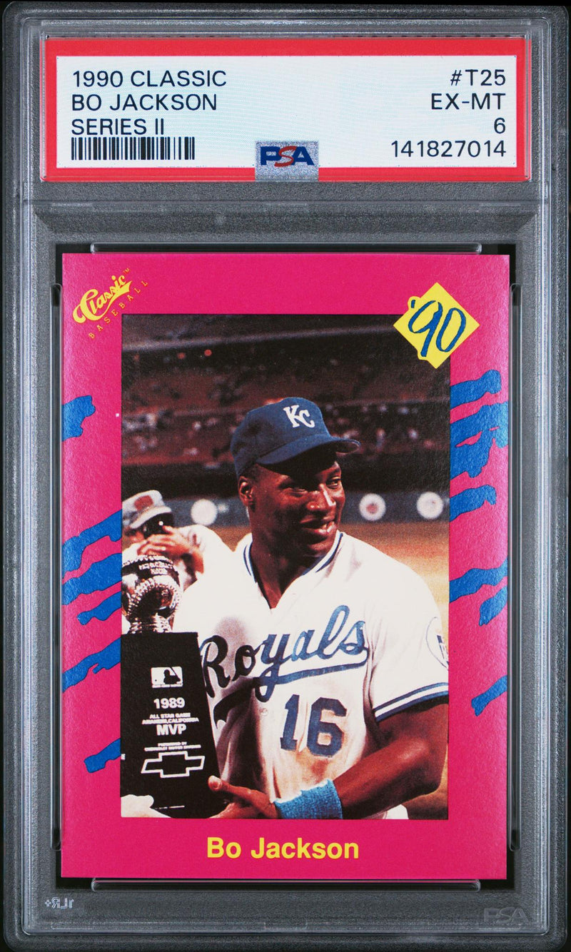 1990 Classic Update Bo Jackson #T25 PSA 6