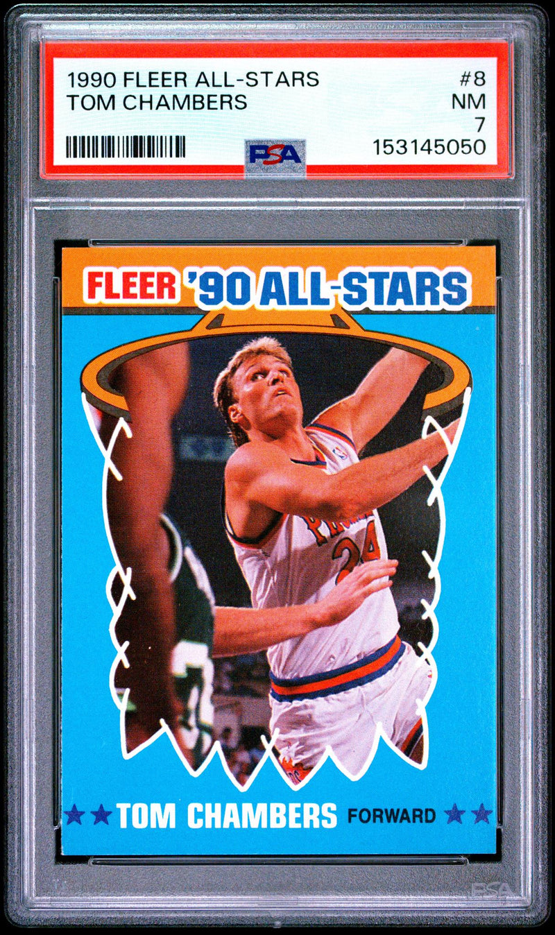 1990 Fleer All-Stars Tom Chambers #8 PSA 7