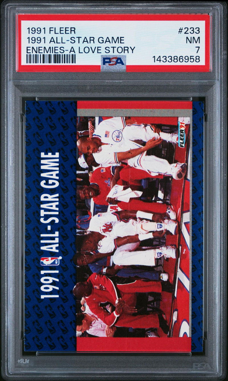 1991 Fleer All Star Game Michael Jordan #233 PSA 7