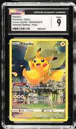 2023 Crown Zenith #GG30/GG70 Pikachu Galarian Gallery - Holo CGC 9