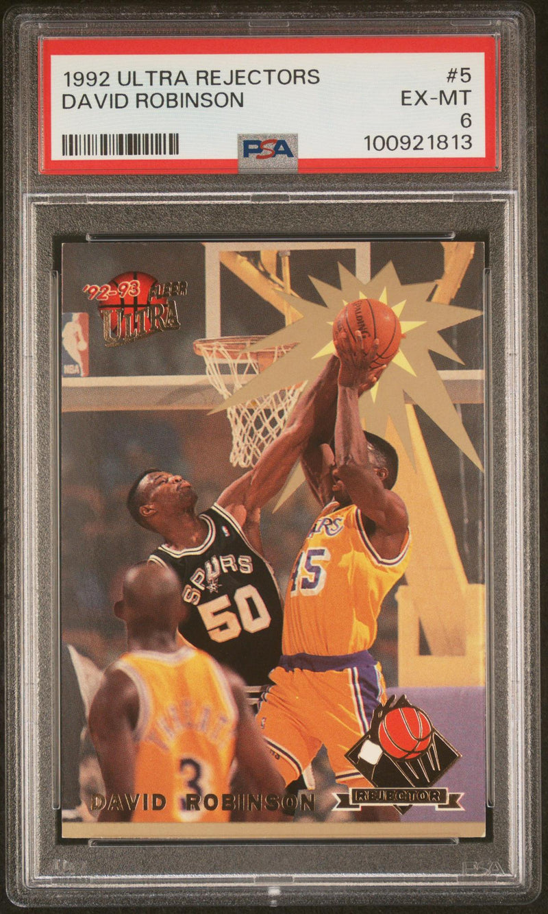 1992 Ultra Rejector David Robinson #5 PSA 6