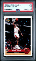 1992 Upper Deck Mcdonald's Michael Jordan #P5 PSA 5