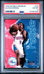 1996 Skybox Premium Allen Iverson #216 PSA 6