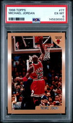 1998 Topps Michael Jordan #77 PSA 6