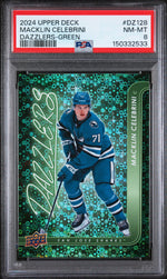 2024 Deck Dazzlers Green Macklin Celebrini #DZ128 PSA 8