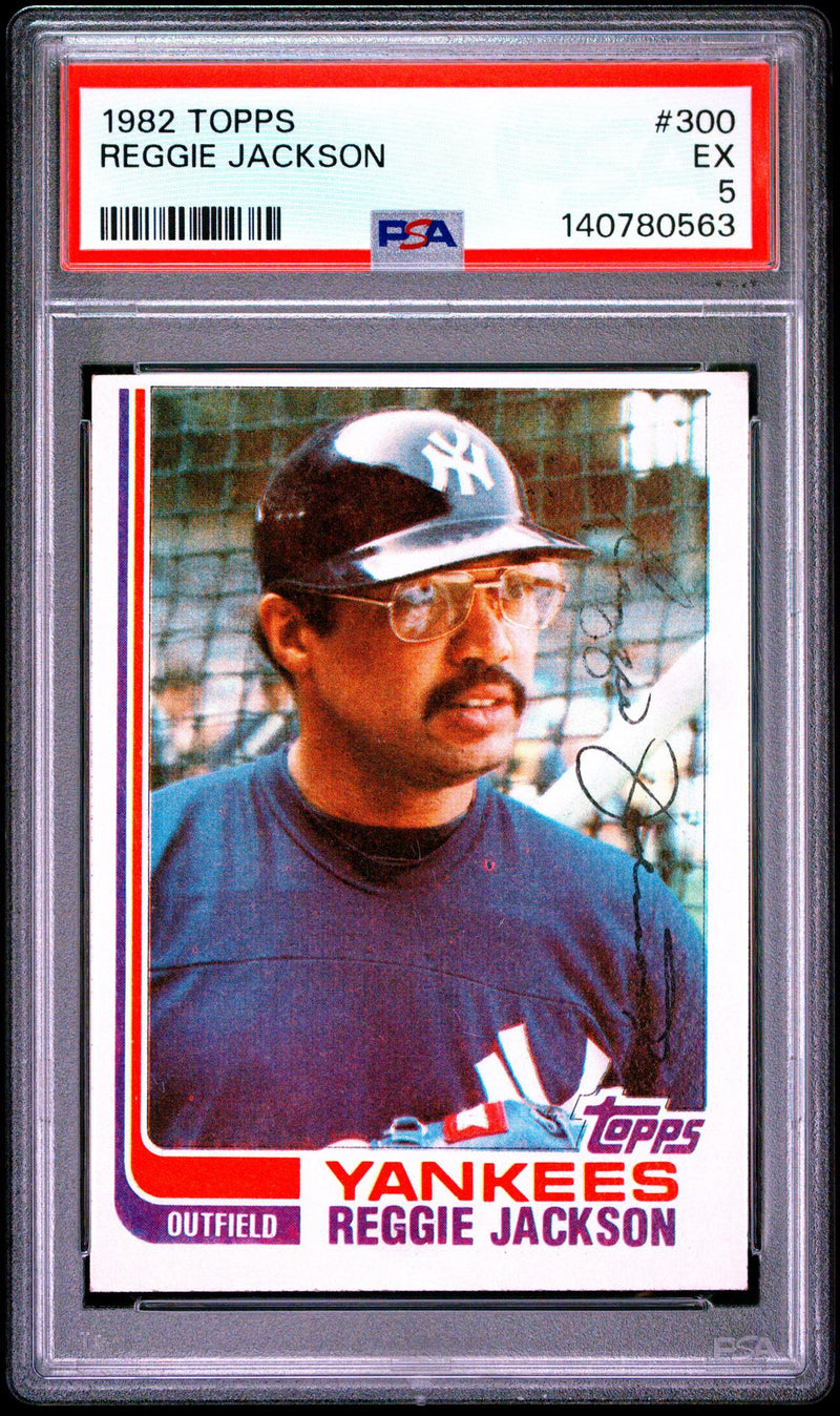 1982 Topps Reggie Jackson #300 PSA 5