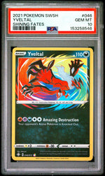 2021 Pokemon Sword and Shield Shining Fates Amazing Rare Yveltal #046 PSA 10