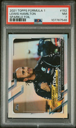2021 Topps Formula 1 Sparkle Foil Lewis Hamilton #152 PSA 7