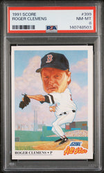 1991 Score Roger Clemens #399 PSA 8