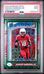 2024 Optic Green Velocity Marvin Harrison Jr. #276 PSA 9