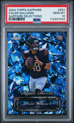 2024 Topps Chrome Sapphire Sapphire Selections Caleb Williams #SS1 PSA 10