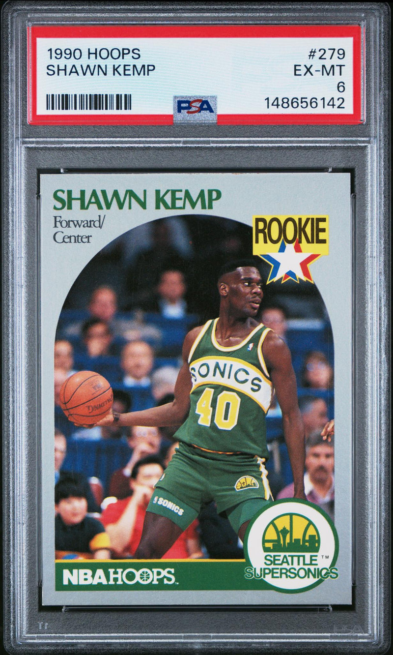 1990 Hoops Shawn Kemp #279 PSA 6