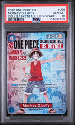 2026 One Piece Promo College Basketball US Voyage Monkey D. Luffy #P-055 PSA 10