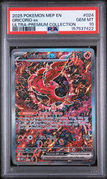 2025 Pokemon Mega Evolution Mega Charizard X Ex Black Star Promo Ultra Premium Collection Oricorio Ex #024 PSA 10