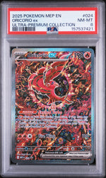 2025 Pokemon Mega Evolution Mega Charizard X Ex Black Star Promo Ultra Premium Collection Oricorio Ex #024 PSA 8