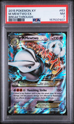2015 Pokemon XY Breakthrough M Mewtwo Ex #63 PSA 7