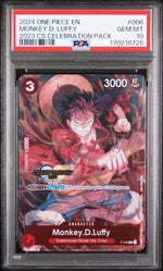 2024 One Piece Championship '23 Celebration Pack Monkey D. Luffy #P006 PSA 10