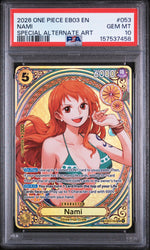 2026 One Piece Heroines Special Alternate Art Nami #EB03053 PSA 10