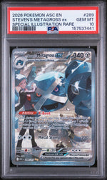 2026 Pokemon Mega Evolution Ascended Heroes Special Illustration Rare Steven's Metagross Ex #289 PSA 10