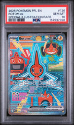 2025 Pokemon Mega Evolution Phantasmal Flames Special Illustration Rare Rotom Ex #126 PSA 10