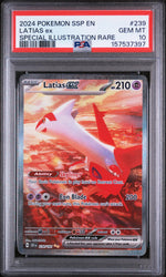 2024 Pokemon Scarlet and Violet Surging Sparks Special Illustration Rare Latias Ex #239 PSA 10
