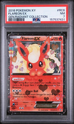 2016 Pokemon XY Generations Radiant Collection Flareon Ex #RC6 PSA 7
