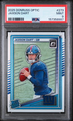 2025 Donruss Optic Rated Rookie Jaxson Dart #273 PSA 9