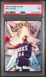 1997 Ultra Stars Ray Allen #11 PSA 7