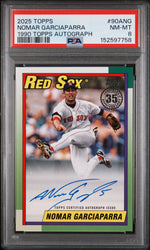 2025 Topps Series 1 Nomar Garciaparra #90A-NG PSA 8