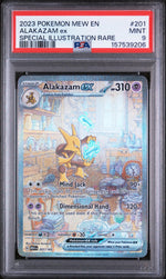 2023 Pokemon Scarlet and Violet 151 Special Illustration Rare Alakazam Ex #201 PSA 9