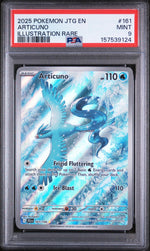 2025 Pokemon Scarlet and Violet Journey Together Illustration Rare Articuno #161 PSA 9