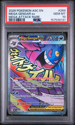 2026 Pokemon Mega Evolution Ascended Heroes Mega Attack Rare Mega Gengar Ex #269 PSA 10