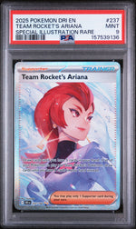2025 Pokemon Scarlet and Violet Destined Rivals Special Illustration Rare Team Rocket's Ariana #237 PSA 9