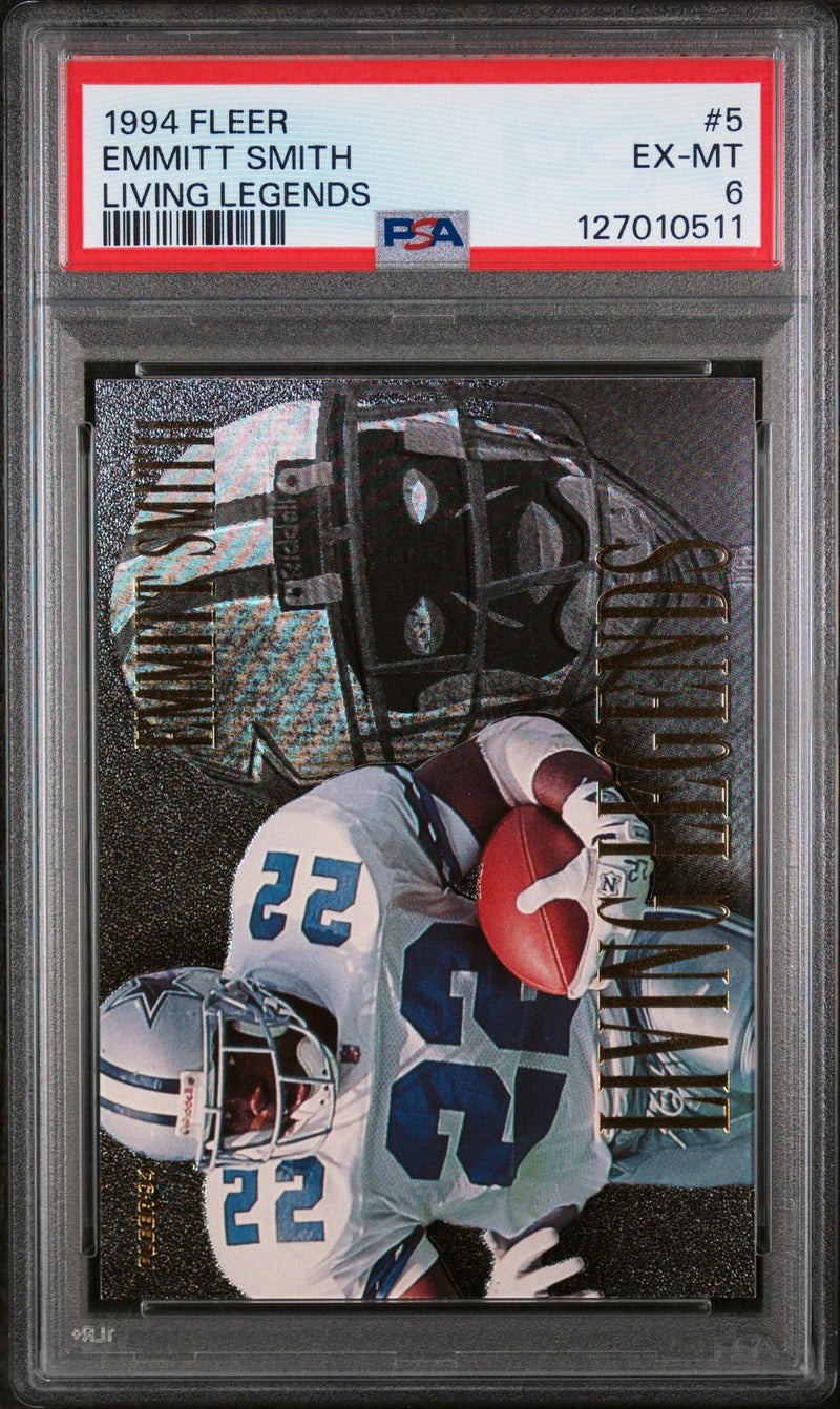 1994 Fleer Living Legends Emmitt Smith #5 PSA 6