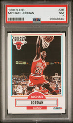 1990 Fleer Michael Jordan #26 PSA 7