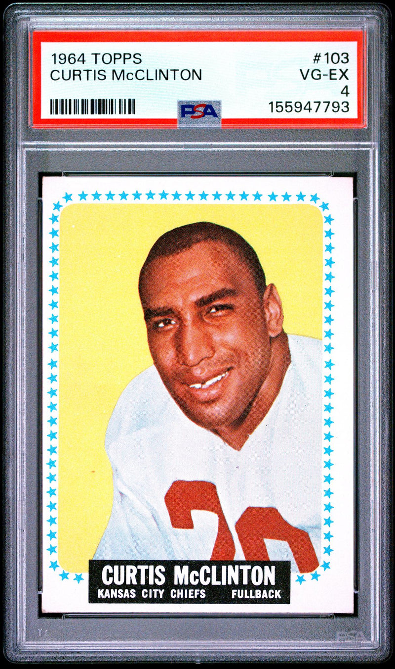 1964 Topps Curtis Mcclinton #103 PSA 4