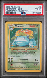 2002 Pokemon Legendary Collection Holo Venusaur #18 PSA 4