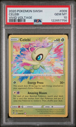 2020 Pokemon Sword and Shield Vivid Voltage Celebi #009 PSA 10