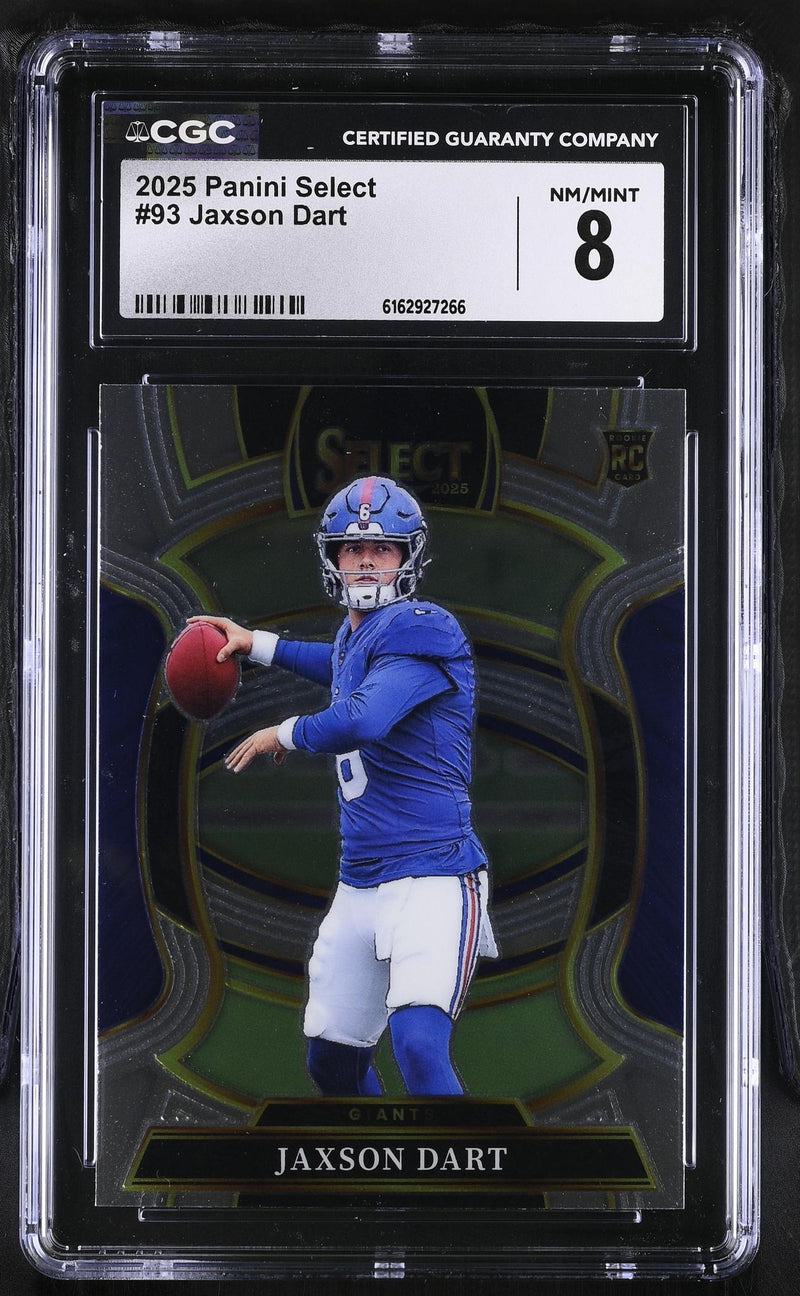 2025 Select #93 Jaxson Dart Concourse CGC 8