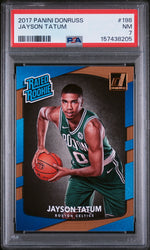 2017 Donruss Rated Rookie Jayson Tatum #198 PSA 7