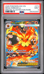 2026 Pokemon Ascended Heroes Special Illustration Rare Mega Emboar Ex #273 PSA 9