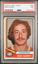 1974 O-Pee-Chee Bob Gainey #388 PSA 7