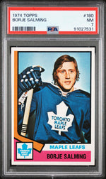 1974 Topps Borje Salming #180 PSA 7