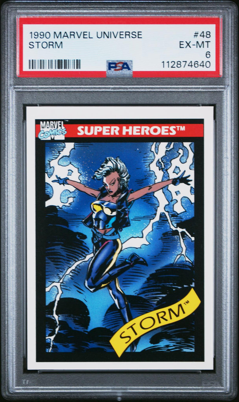 1990 Marvel Universe Storm #48 PSA 6