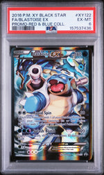 2016 Pokemon XY Black Star Promo Red and Blue Collection Blastoise Ex #XY122 PSA 6