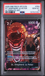 2025 One Piece Carrying On His Will Alternate Art St. Shepherd Ju Peter #OP13-084 PSA 10