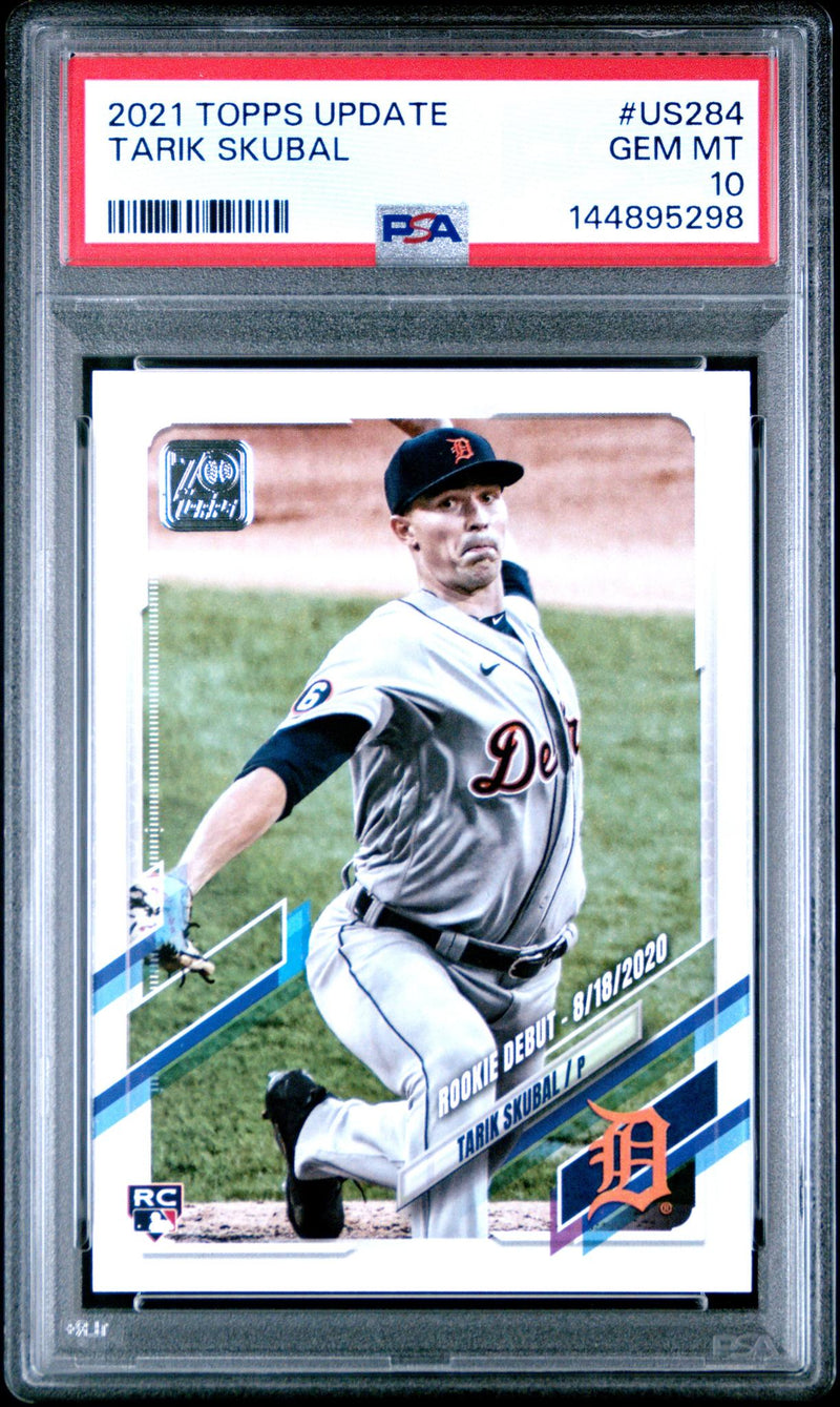 2021 Topps Update Tarik Skubal #US284 PSA 10